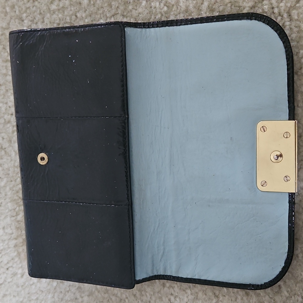 ☀️HP☀️Vintage Coach Patent Leather Checkbook Wallet - Picture 9 of 11